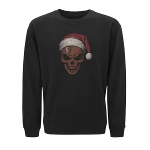 Christmas Football Skull Sweatshirt