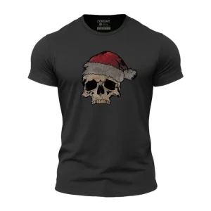 Christmas Skull Athletic Quick-Dry T-Shirt