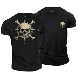 Classic Compass Skull T-Shirt