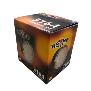 Baklykta 3-kammar LED Klarglas 12/24V