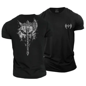 Viking Axe Wolf T-Shirt