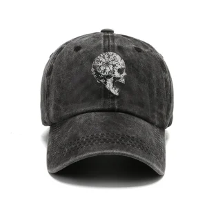 Viking Skull Vintage Keps